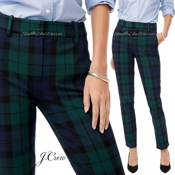 J.Crew (factory) blackwatch plaid pants *shop@iamwarrior - Picture 1 of 10